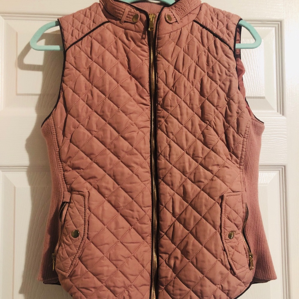 Rose pink vest